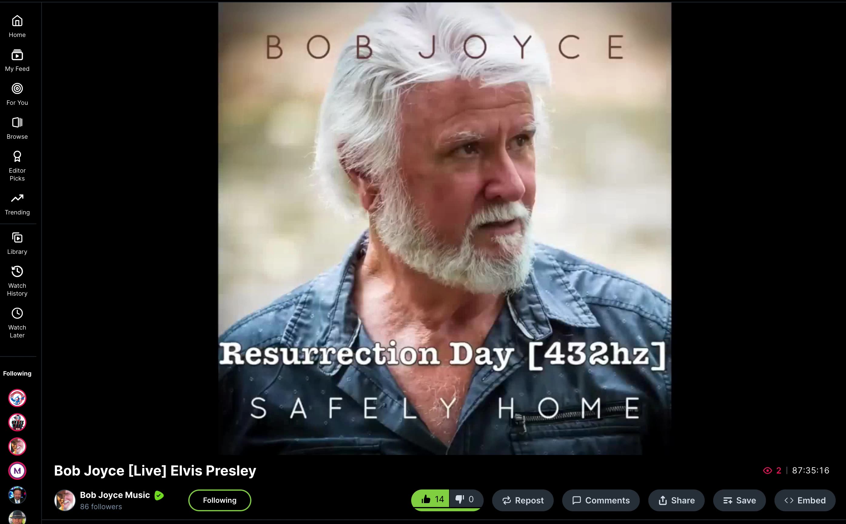 Pastor Bob Joyce Elvis Presley - zhlm0iy