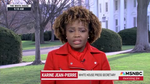 Karine Jean-Pierre, gives condolences to the three soldiers killed in Jordan