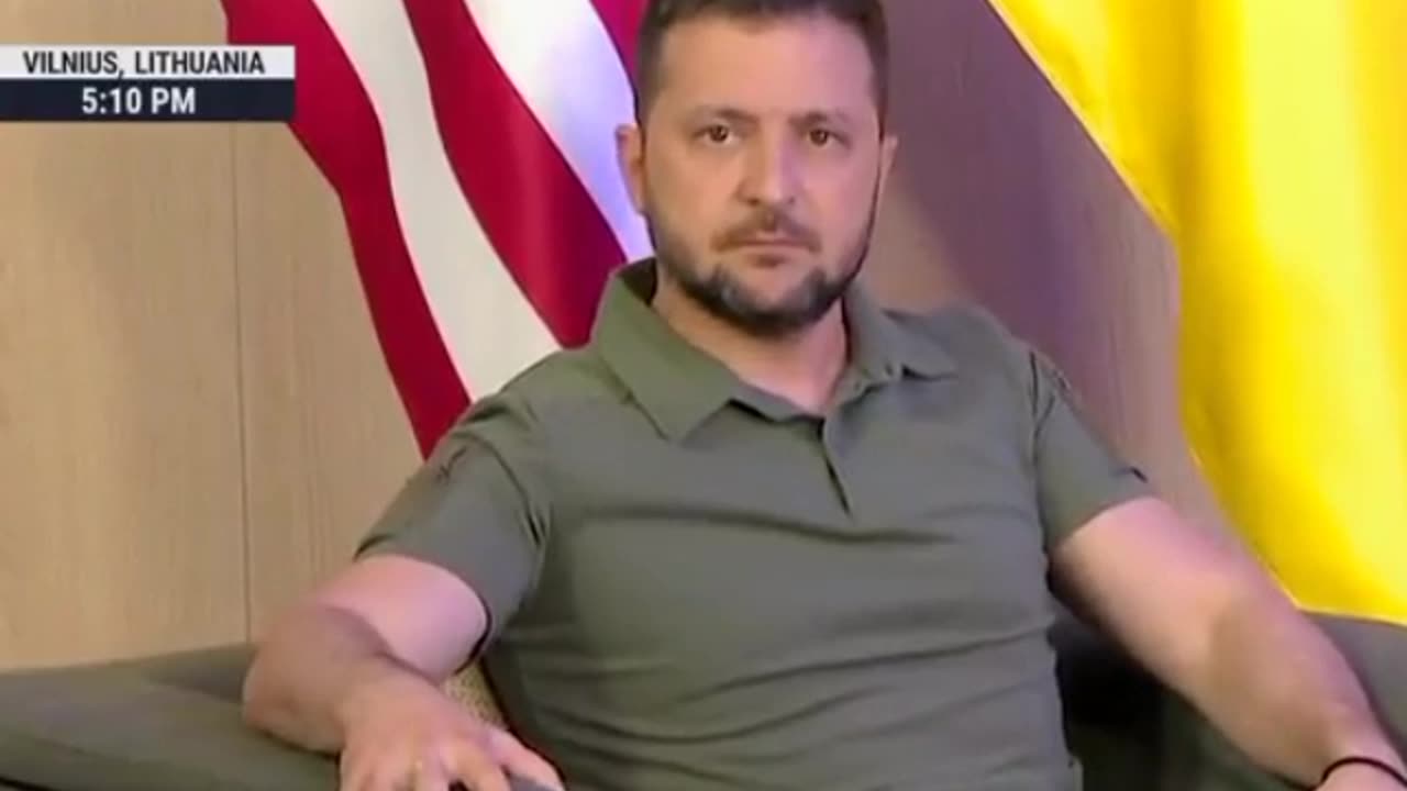 REPORTER to ZELENSKY: "How soon after the war would you like to be in NATO?"