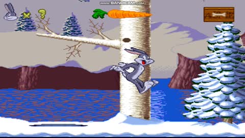 Bugs Bunny - Rabbit Rampage - Arcade Classic, Game, Gaming, Game Play, SNES, Super Nintendo