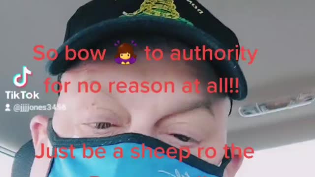 Minster mask in the car wearer