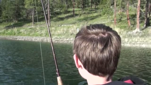 Hawk Steals Boy's Fish From The Hook