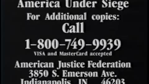 America Under Siege (1994) - Linda Thompson - Full Documentary