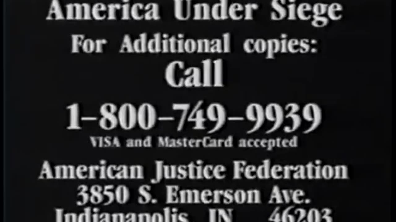 America Under Siege (1994) - Linda Thompson - Full Documentary