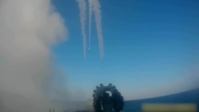 Russian Navel forces send missiles toward Ukrainian positions #6