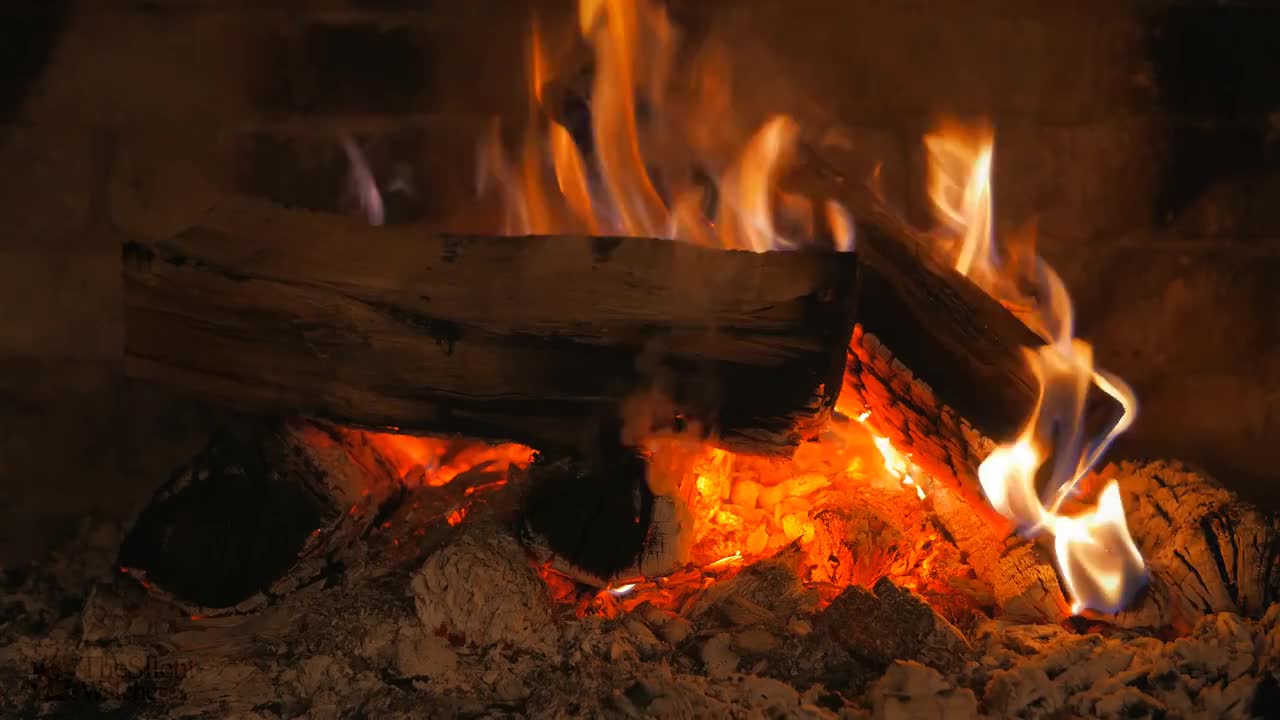 White Noise for Sleeping - Relaxing Fire burning