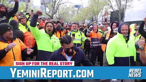 MELBOURNE TRADIE PROTEST - Other Side of the Story - 21 Sept