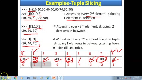 Tuple operation in python