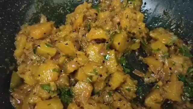 Cheetahfall (Kaddu) sabji