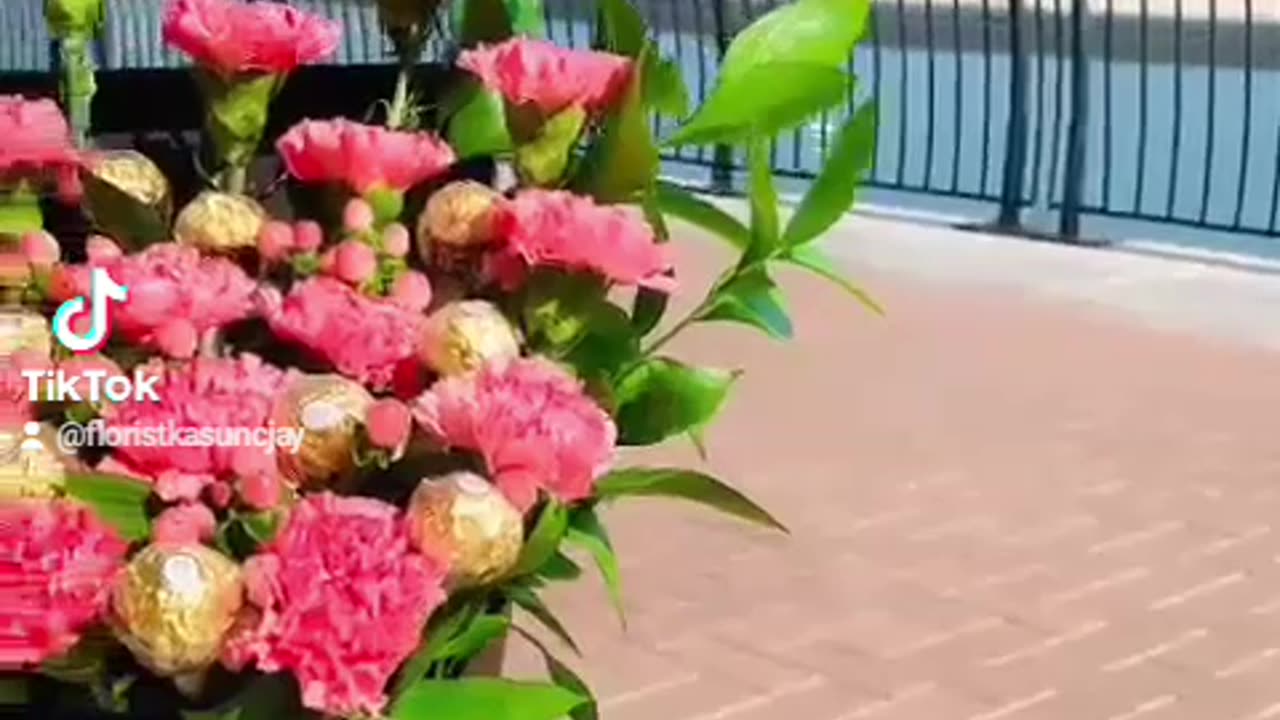 Carnation flower arrangement