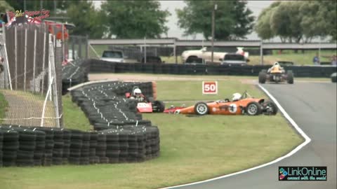 Historic Single Seater Championship 2022. Race 2 Zwartkops Raceway. Crashes