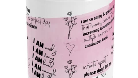 Affirmations Mug By Welovit ❤️