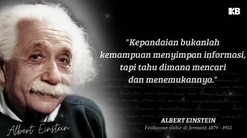 Kata bijak || siapa itu albert einstein, sejarah hidup albert einstein, penemuan albert einstein