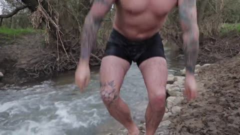 Cooking a Monster Steak in the woods 🍖