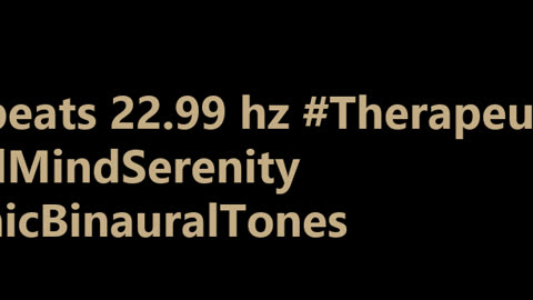 binaural_beats_22.99hz_BrainwaveEntrancement AudioSphereHealingWaves AmbientMusic
