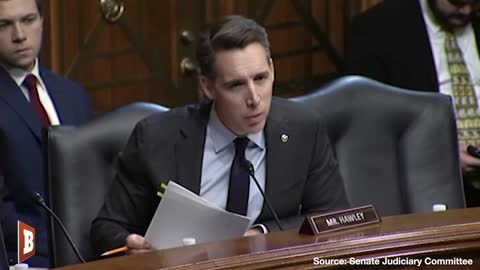 Hawley BLASTS Biden's Nominee for INSANE Anti-2A Stance