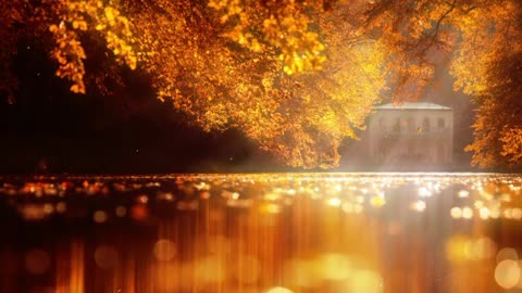 Serenity in Autumn Forest