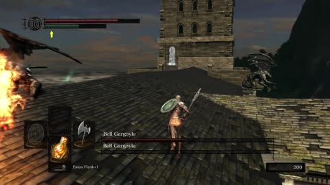 Dark Souls Bell Gargoyle Boss fight