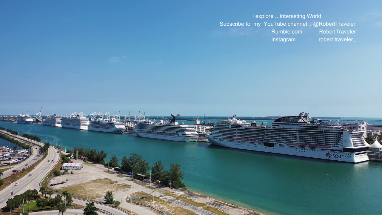 Port Miami #Cruise #Ship #Miami #Florida