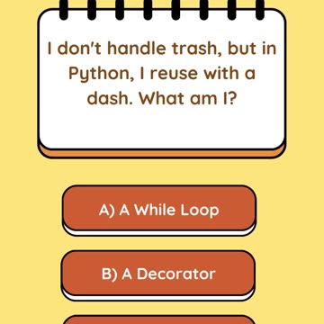 Python's Recycler - Coding Riddles
