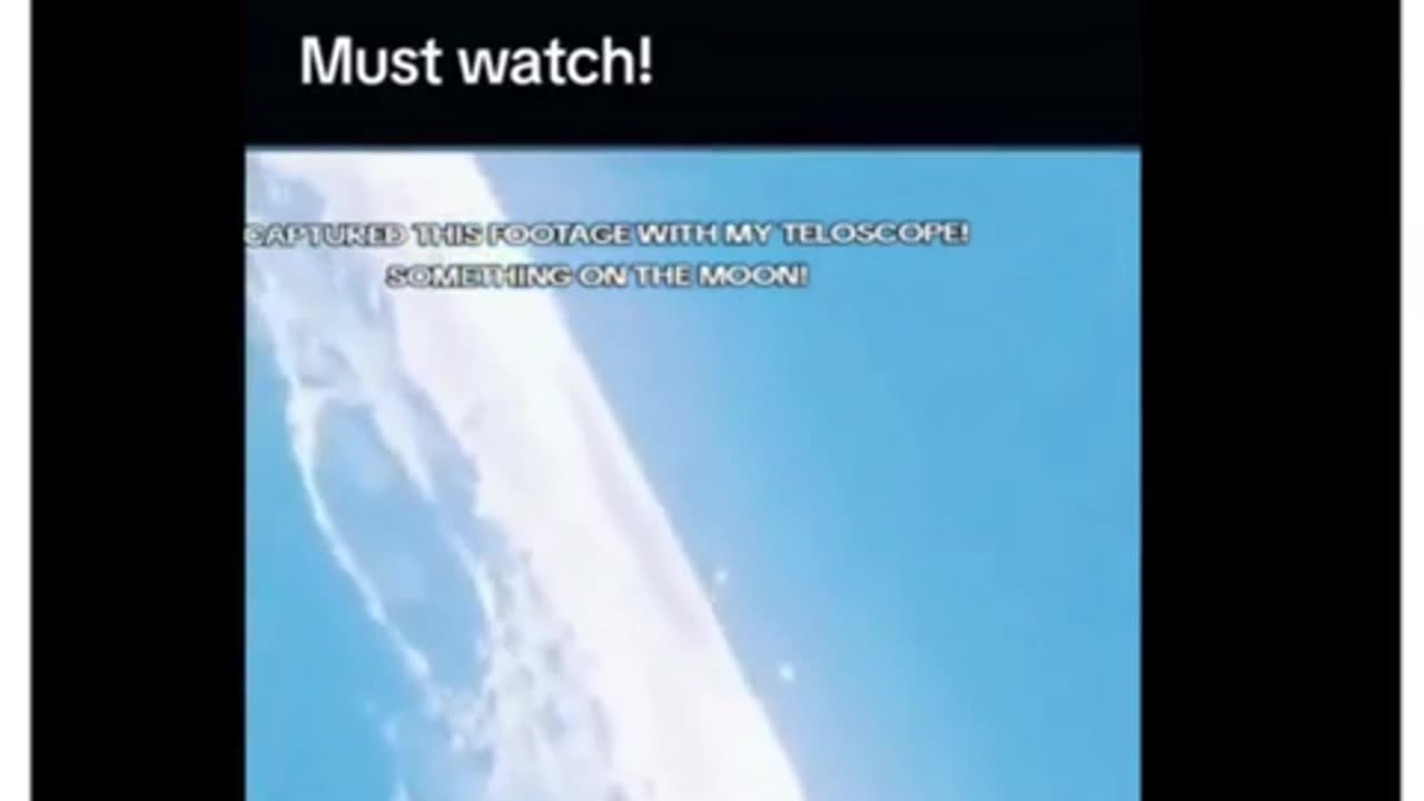 Something was captured on the moon