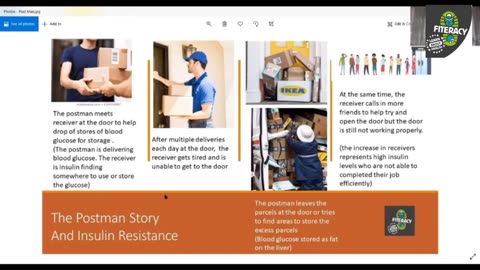 Fiteracy Mini Education Sessions: The Postman Diagram and Understanding Blood Glucose and Insulin