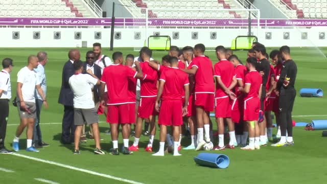 CAF president drops in as Morocco train with Croatia in mind Hakimi Ziyech Qatar World Cup