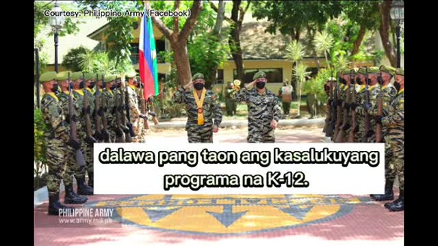 Balik-mandatory military service sa basic education