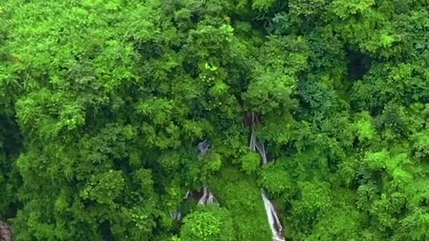 BUTIFULL WATERFALL VIEW AND NATURE VIEW