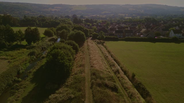 Cheddar caravan and motorhome club campsite, with the DJI Mini 3 Pro.