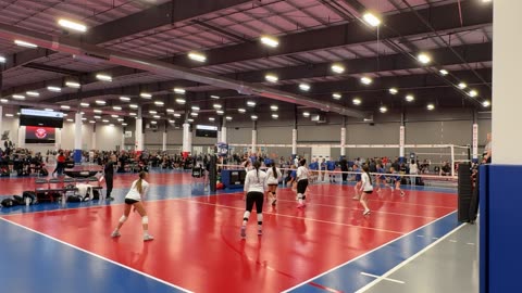 2024 Jolley Volley. Pool Play vs War Eagles 15s - Set 1 of 2