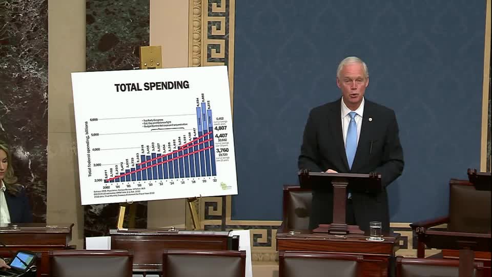 Senator Johnson on Senate Floor 12.13