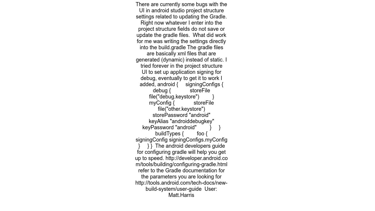 Android Studio quotProject Structurequot window not working