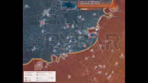 Battle for Kherson: situation in the Andreevsky section As of 21.00 on 30 September 2022