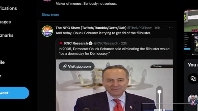 Chuck Schumer Defends The Filibuster When It's Convenient