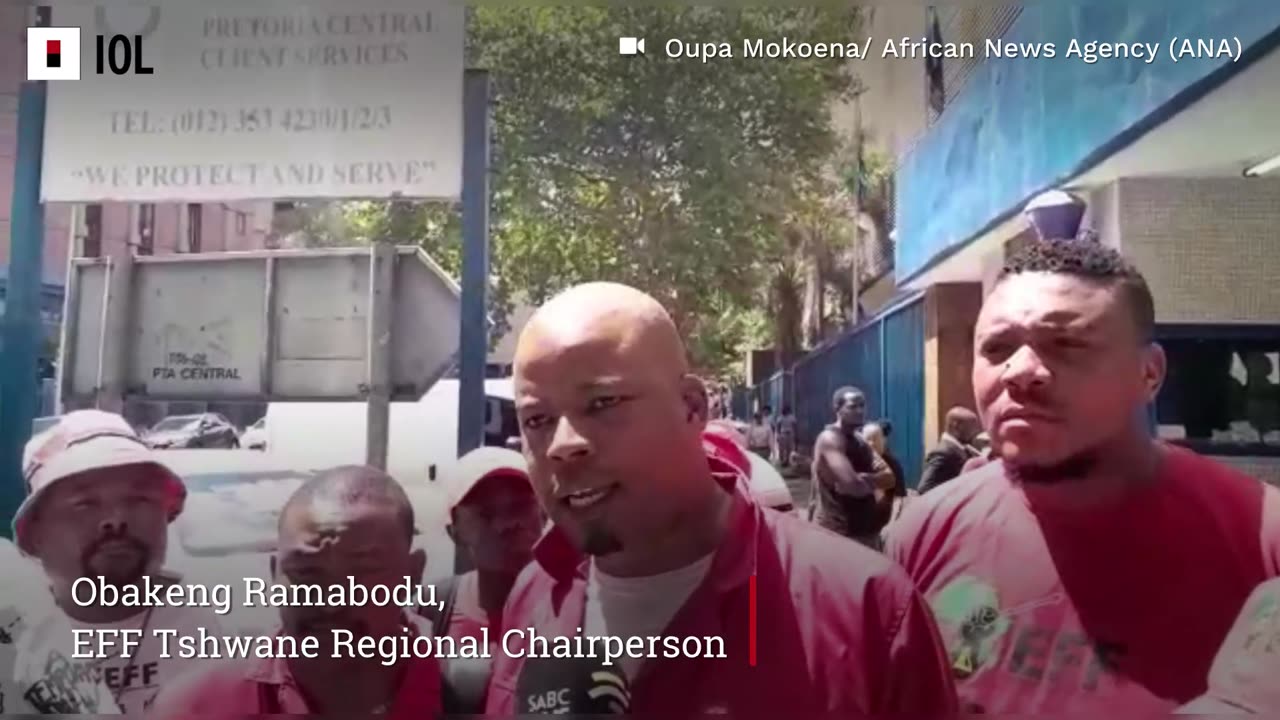 Watch: EFF Tshwane Public Representatives Lay Criminal Charges Against DA Caucus