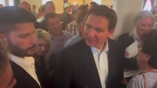 Ron DeSantis Triggered - Are you Blind?