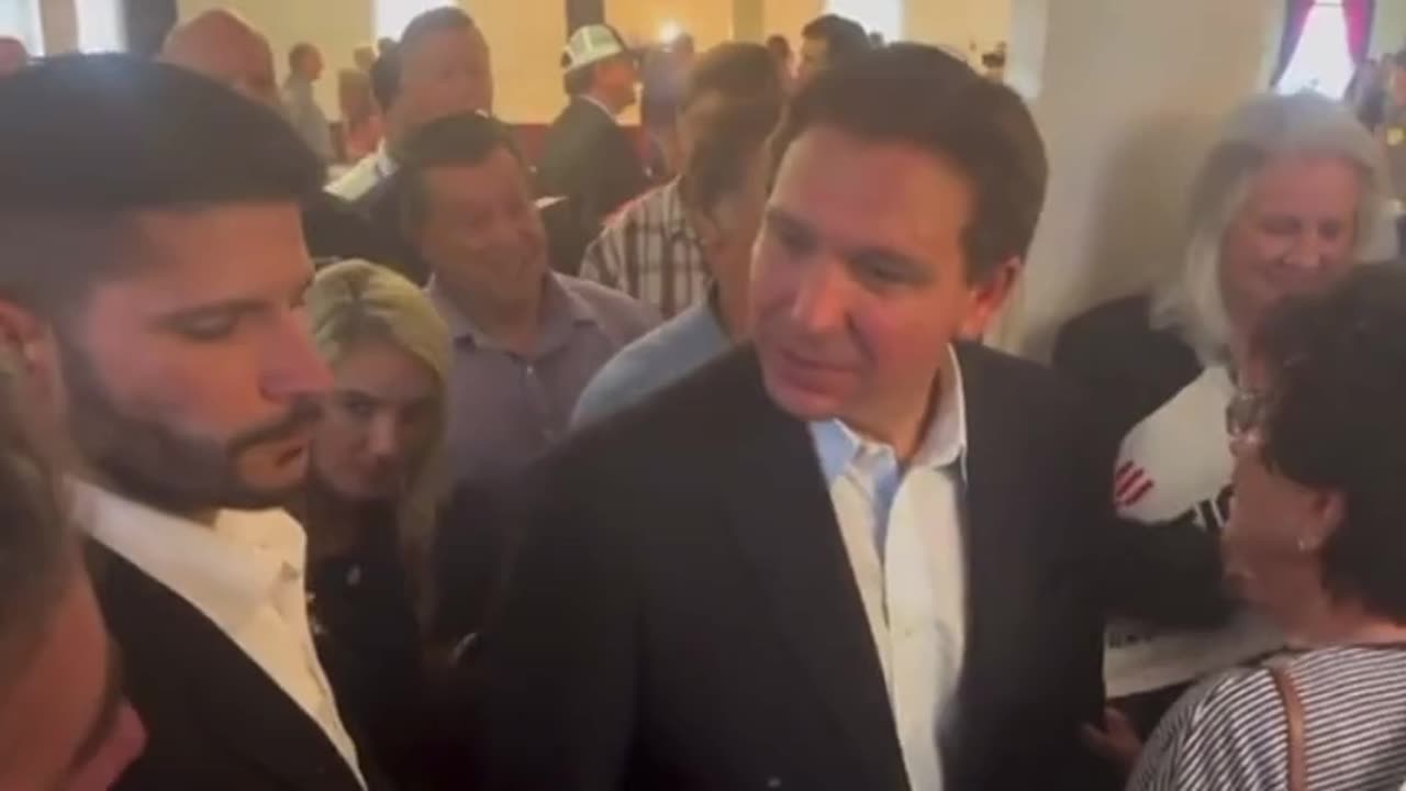 Ron DeSantis Triggered - Are you Blind?