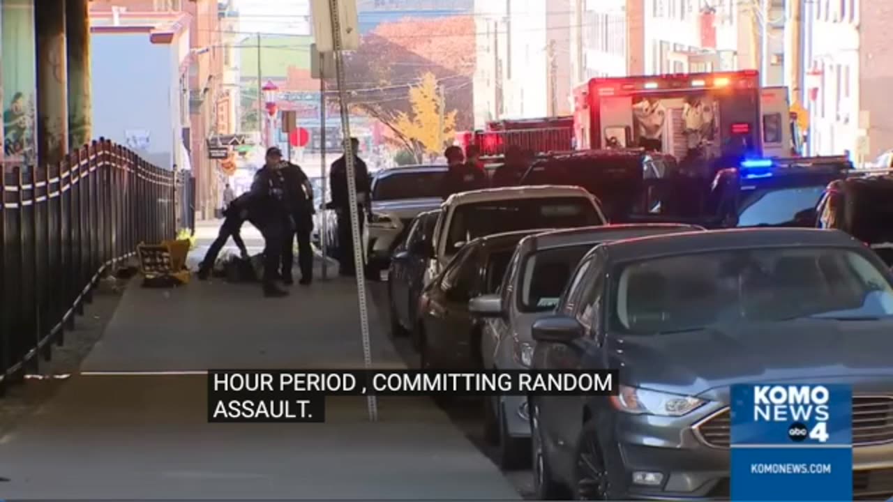 Random Stabbings in Seattle's Chinatown/International District Reported.