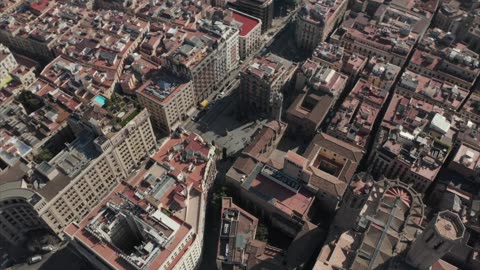 Port Of Barcelona Aerial Views. FRANCE