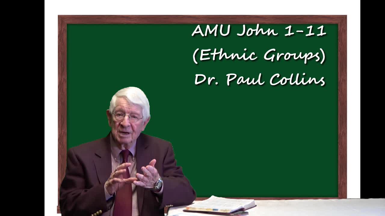 "Acts Ministry University, Ethnic Groups," by Dr. Paul C. Collins