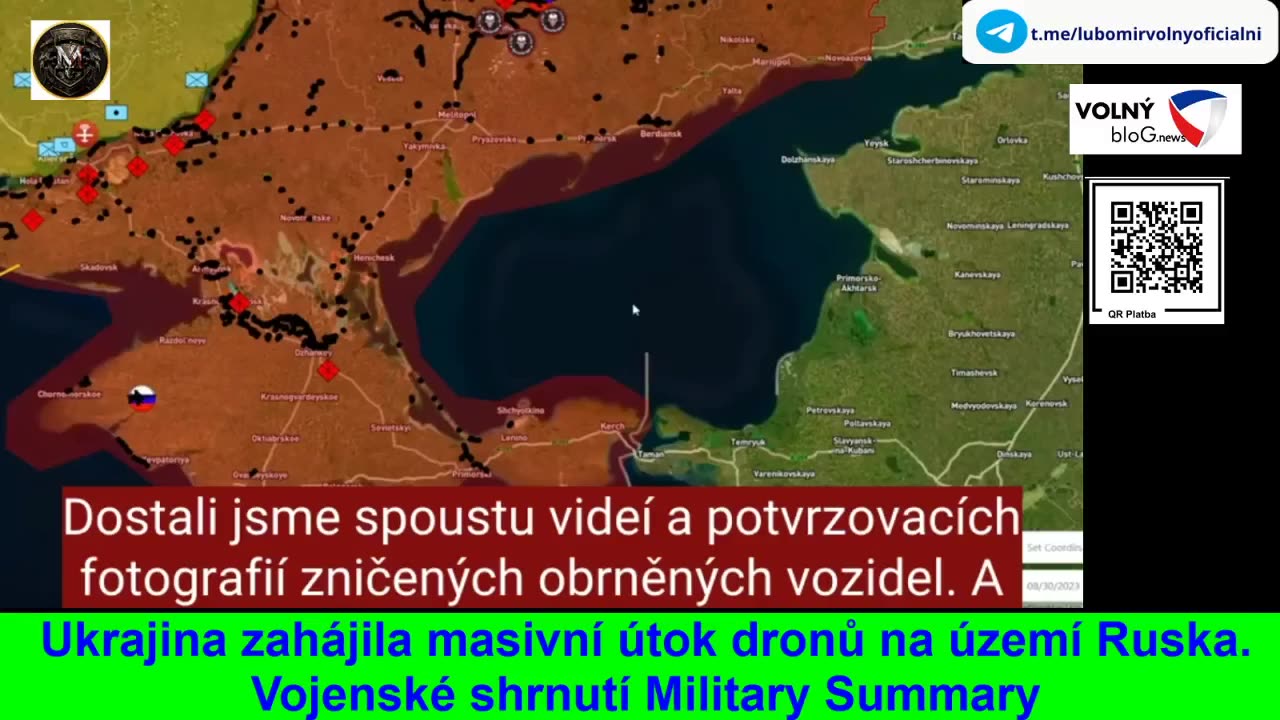 31.8. Ukrajina zahájila masivní útok dronů na území Ruska.