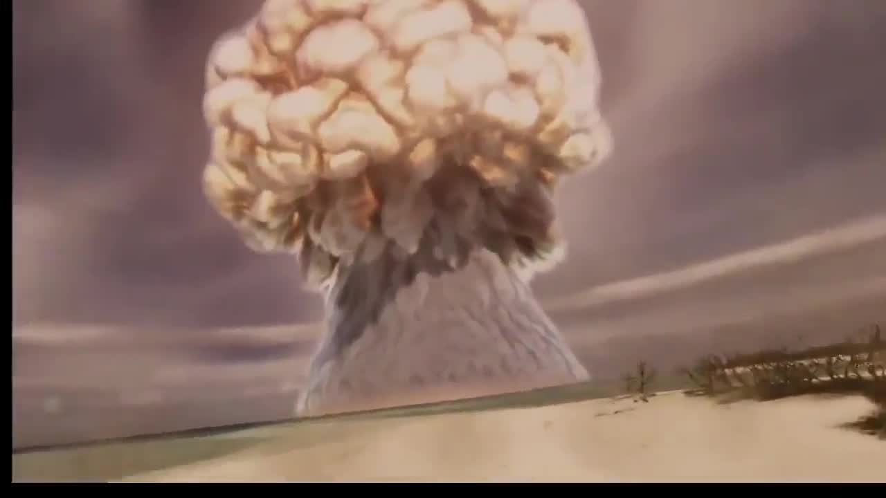 Nuclear Bomb Blast virtual reality.