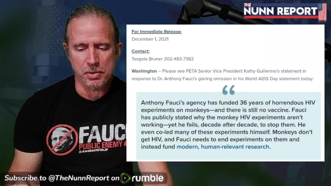 Ep. 131 Fauci - The Biggest Grifter | The Nunn Report w/ Dan Nunn