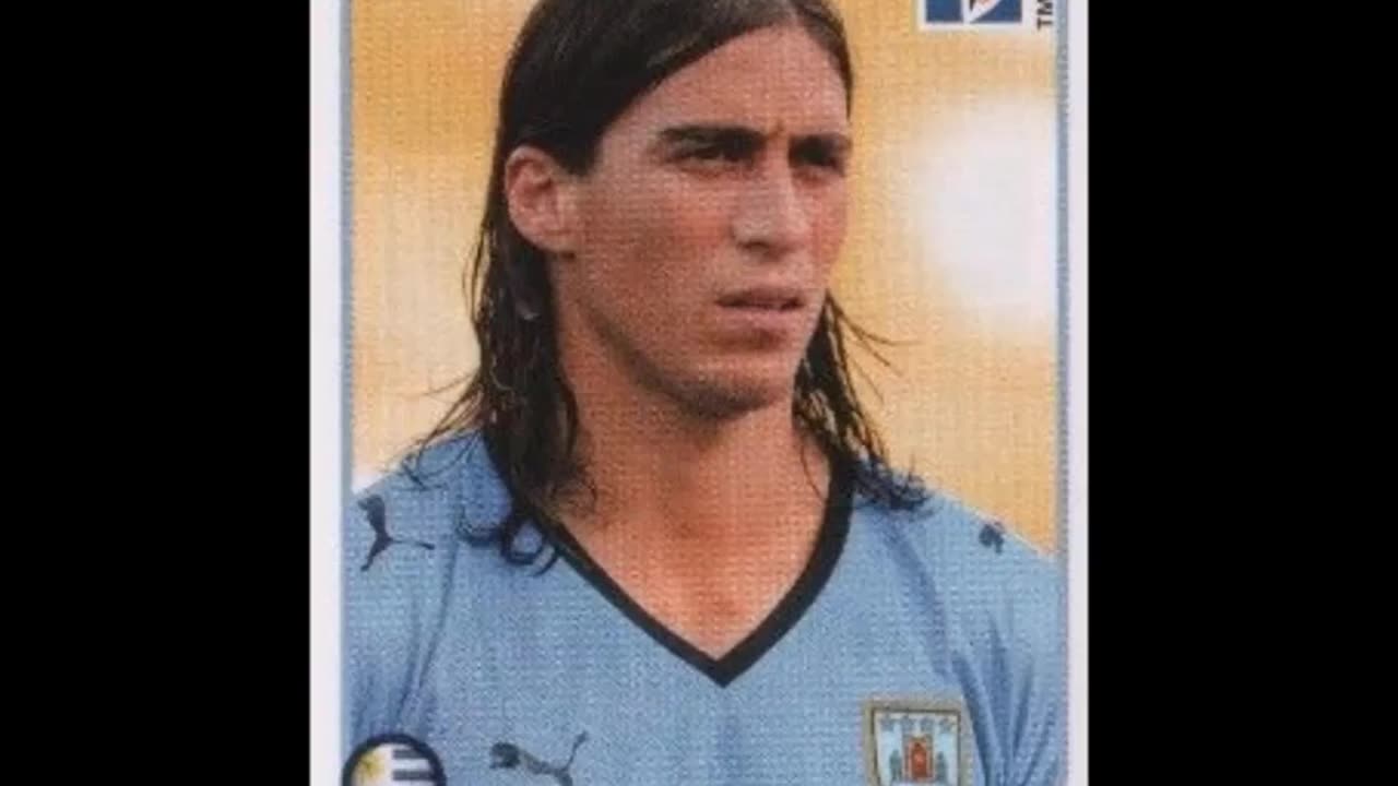 PANINI STICKERS URUGUAY NATIONAL TEAM WORLD CUP 2010