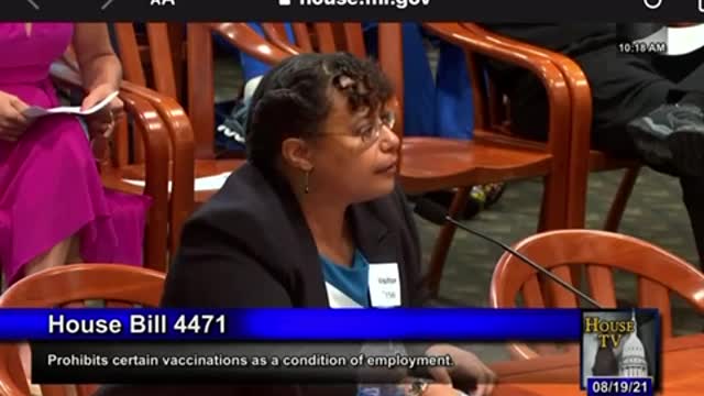 Dr. Christina Parks testimony for Michigan HB4471 on 8_19_21