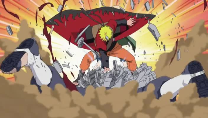 Naruto modo sennin x Caminho Asura