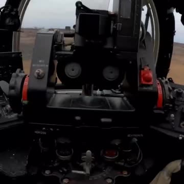 Inside Cockpit of Ukrainian Attack Helicopter