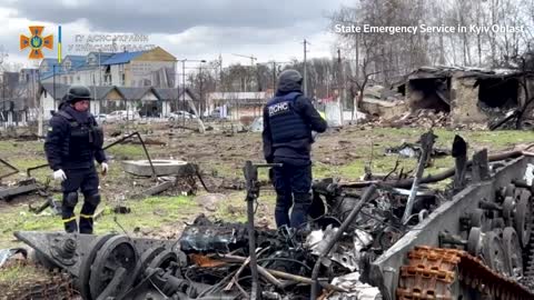Ukraine releases video of weapons it says were left in Bucha