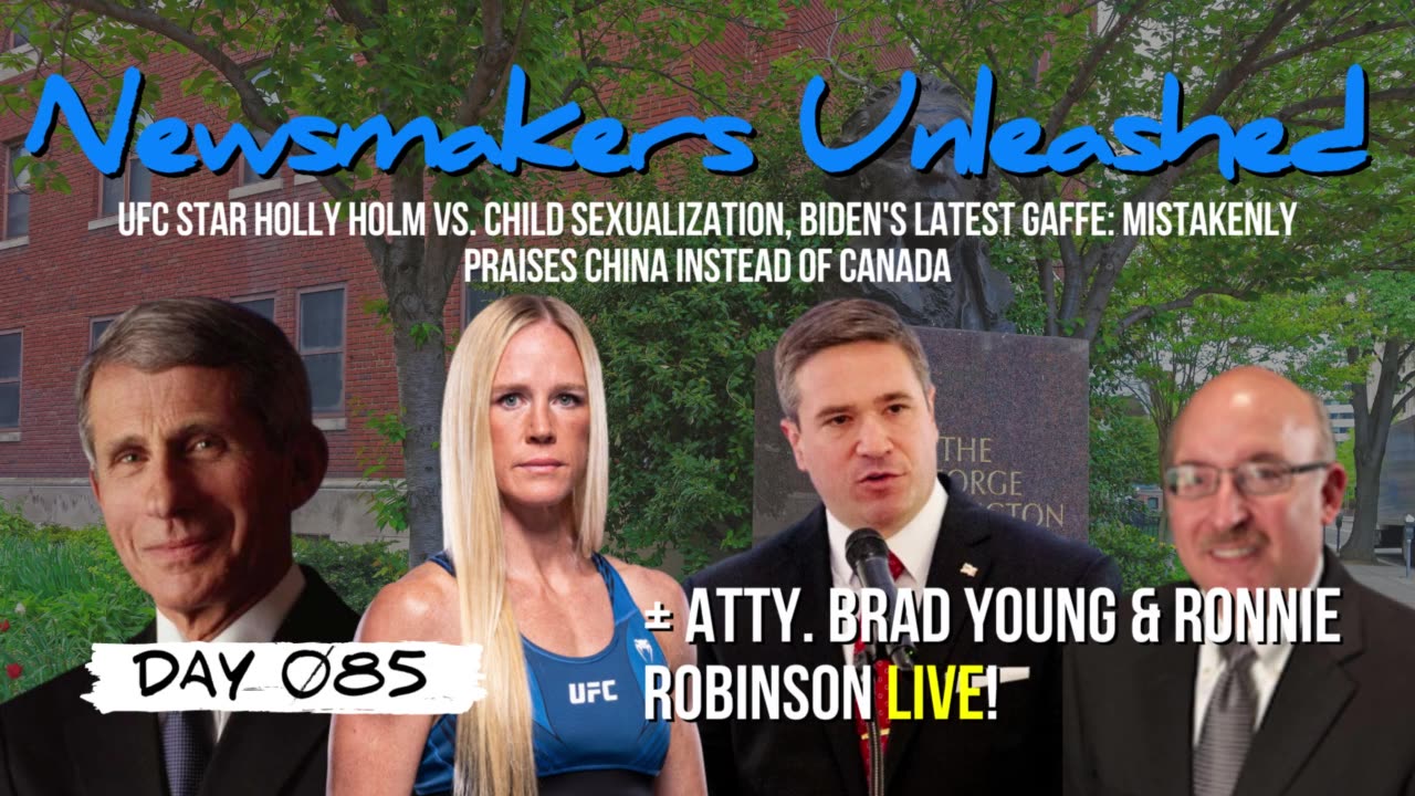 DAY 085 | Trans Hotline: Protect Your Child Today! Soros' Influence On Legal System +Biden's Blunder